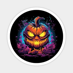 Scary Pumpkin Magnet